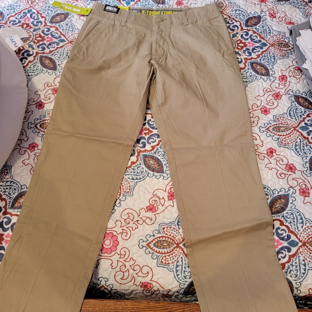 Men's Lee X-treme comfort pants, taupe